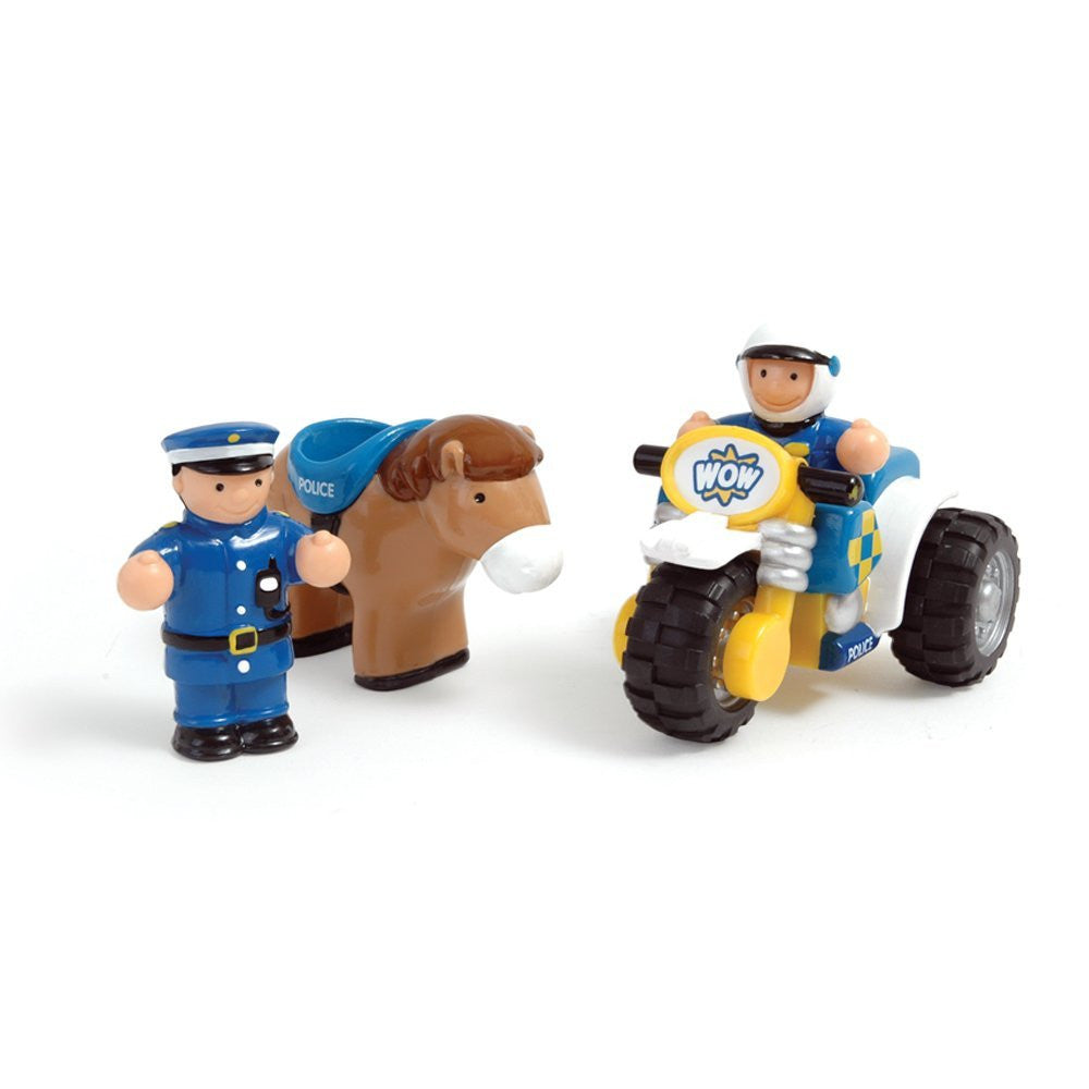 Wow Toys Police Patrol Riders, Bike And Horse Set - buy-online