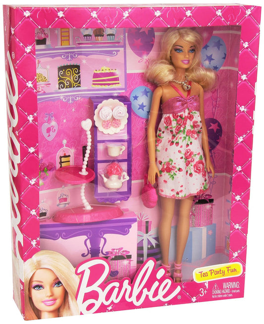 Barbie Doll Tea Party Fun Set - buy-online