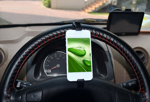 Steering Wheel Cell Phone Holder - buy-online