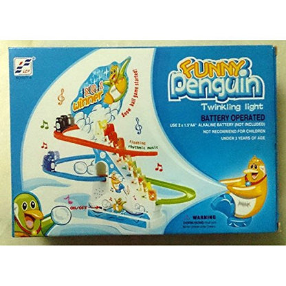 Battery Operated Penguin Race Toy - Music & Lights - buy-online
