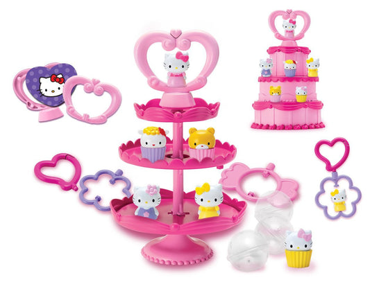 Hello Kitty Squishy Deluxe Cake N Stand Set Toy - buy-online