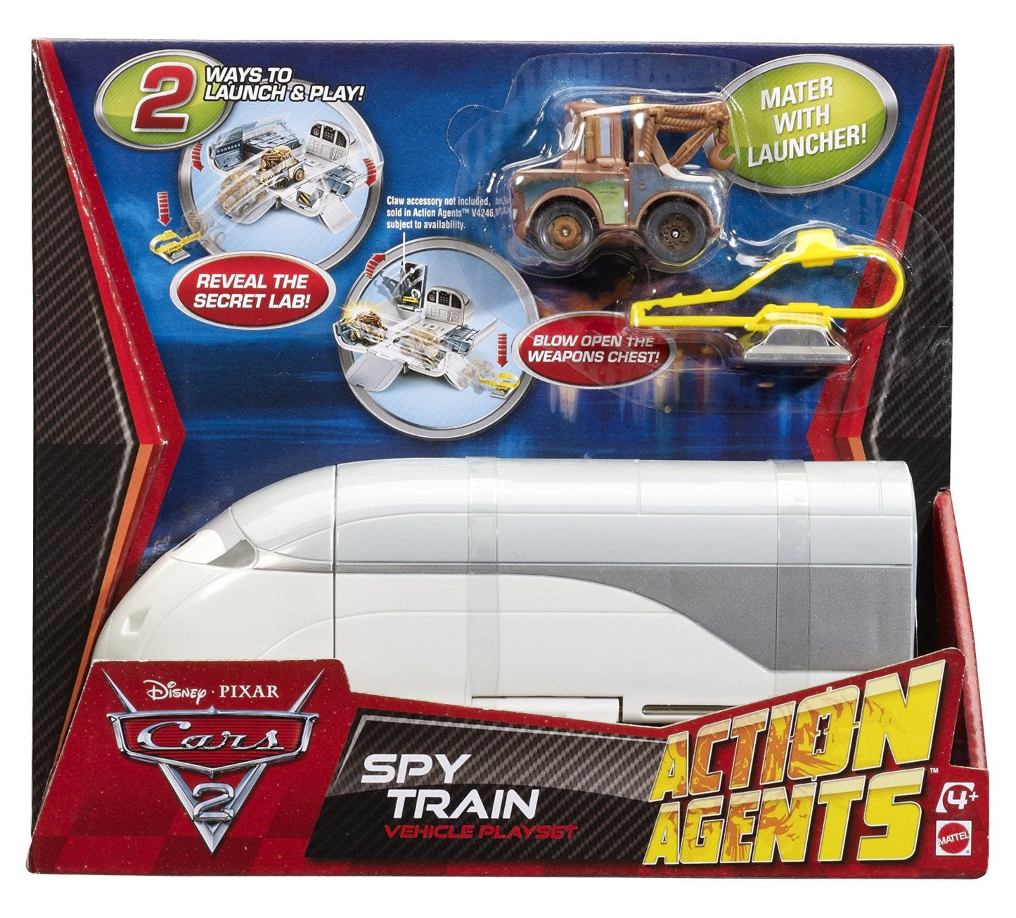 Mattel Disney Pixar Toy Cars 2 Action Agents Spy Train - buy-online