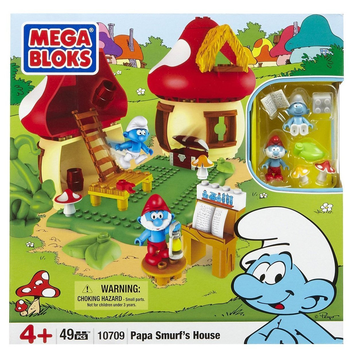 Megabloks Papa Smurf's House Toy - buy-online