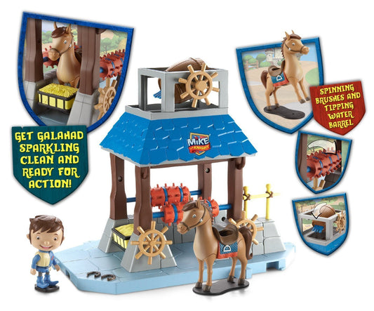 Mike The Knight And Hairy Harry's Horse Wash Playset - buy-online