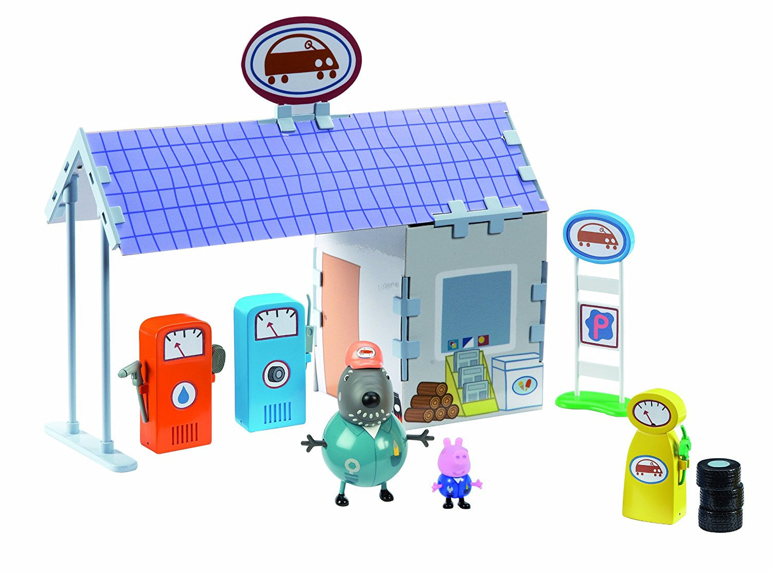 Peppa Pig Grandad Dog's Garage Playset Toy - buy-online