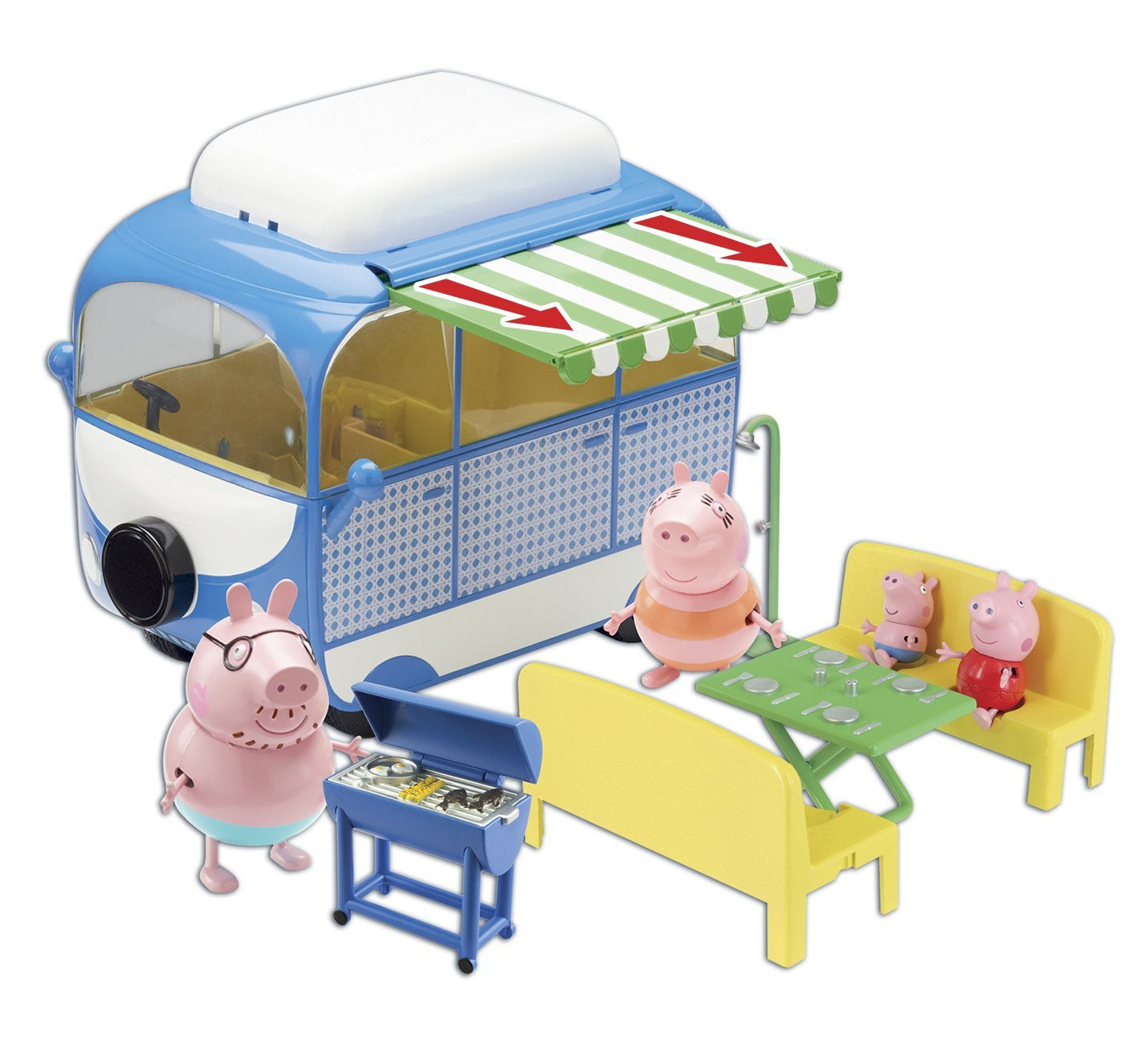 Peppa Pig Holiday Time Campervan Playset Toy - buy-online