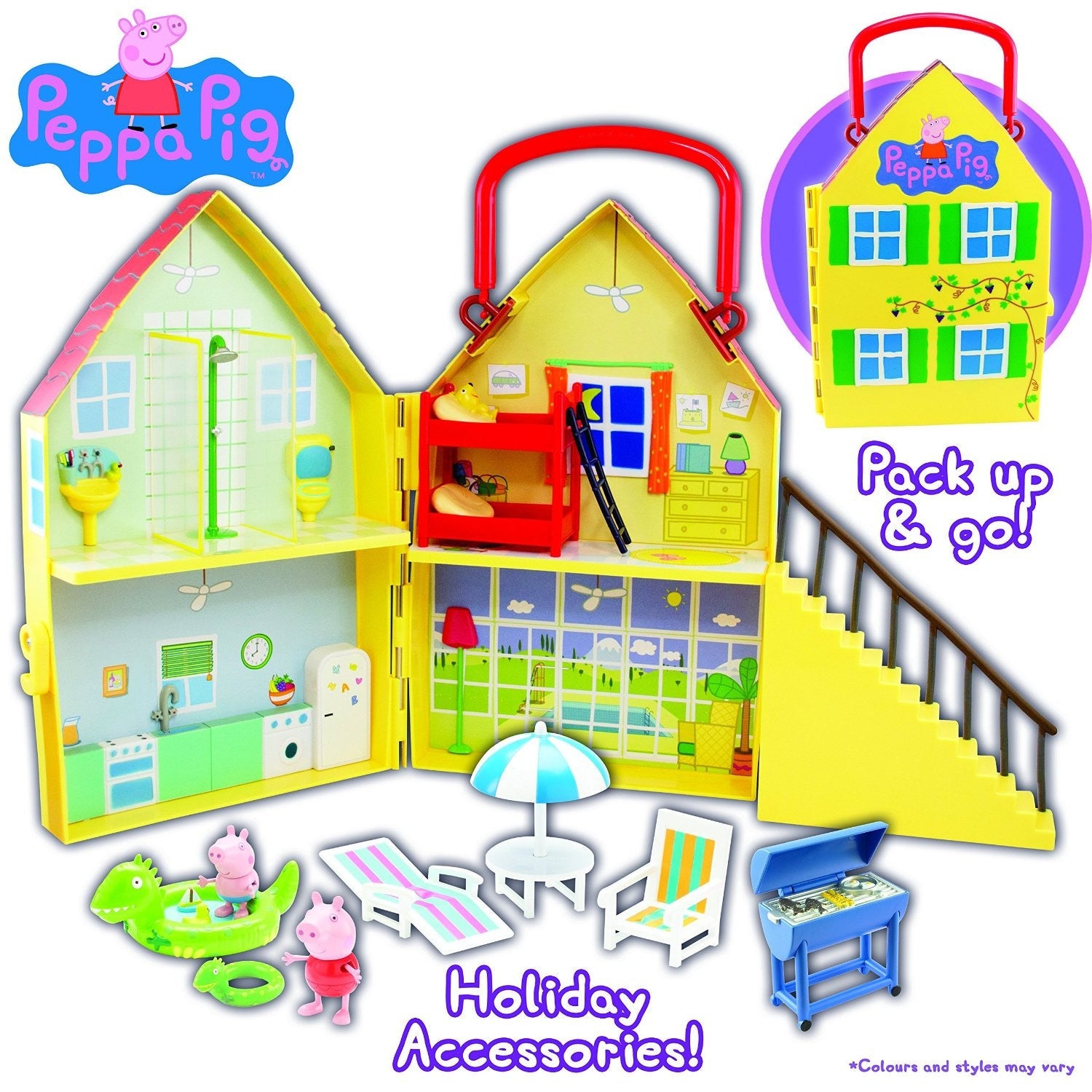 Peppa Pig Holiday Sunshine Villa House Playset Toy - buy-online