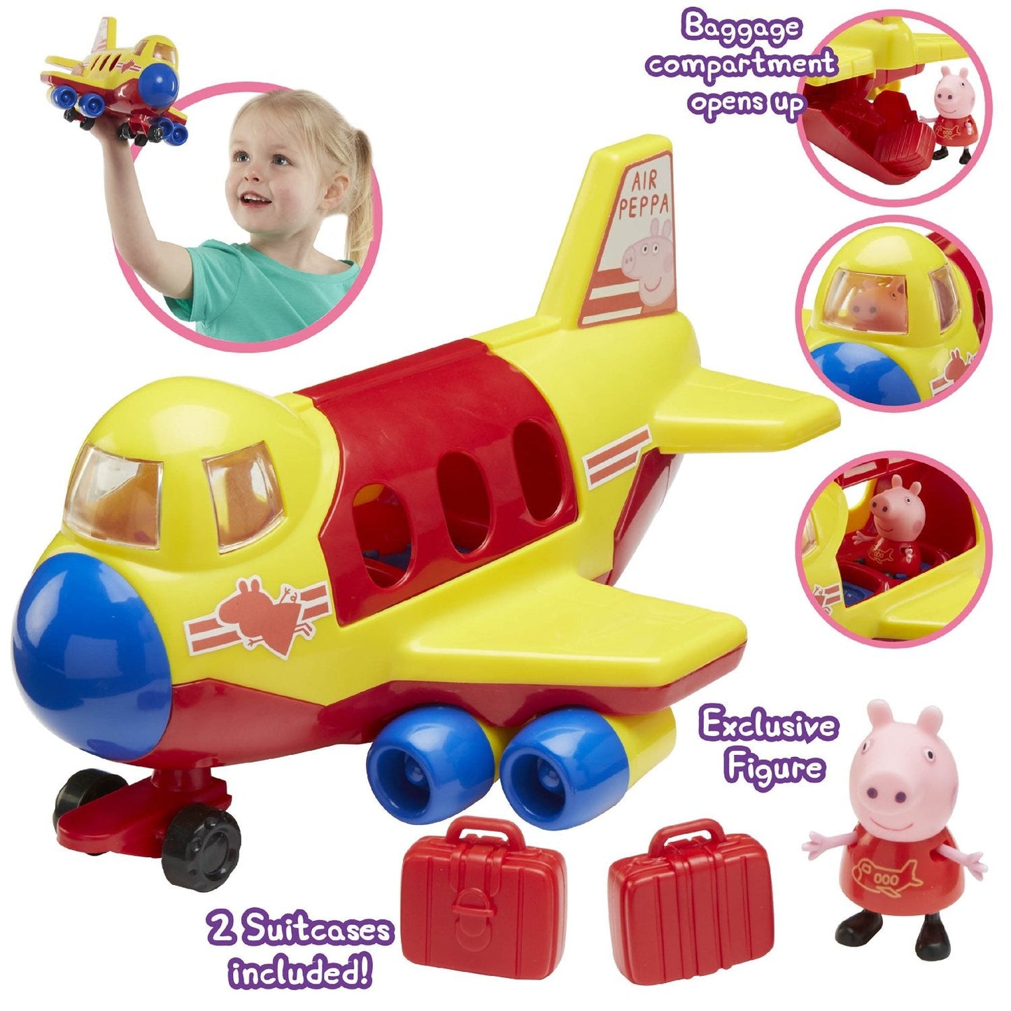 Peppa Pig Muddy Puddles Jumbo Jet Playset - buy-online