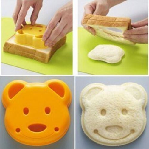 Teddy Bear Sandwich Mold Bread Cutter - buy-online