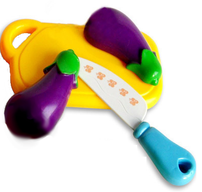 Plastic Velcro Vegetables Cutting Toys - buy-online